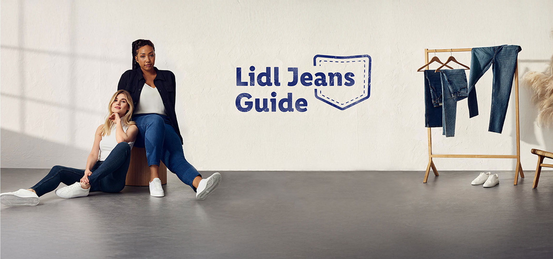 Lidl Jeans Guide: various jean styles.