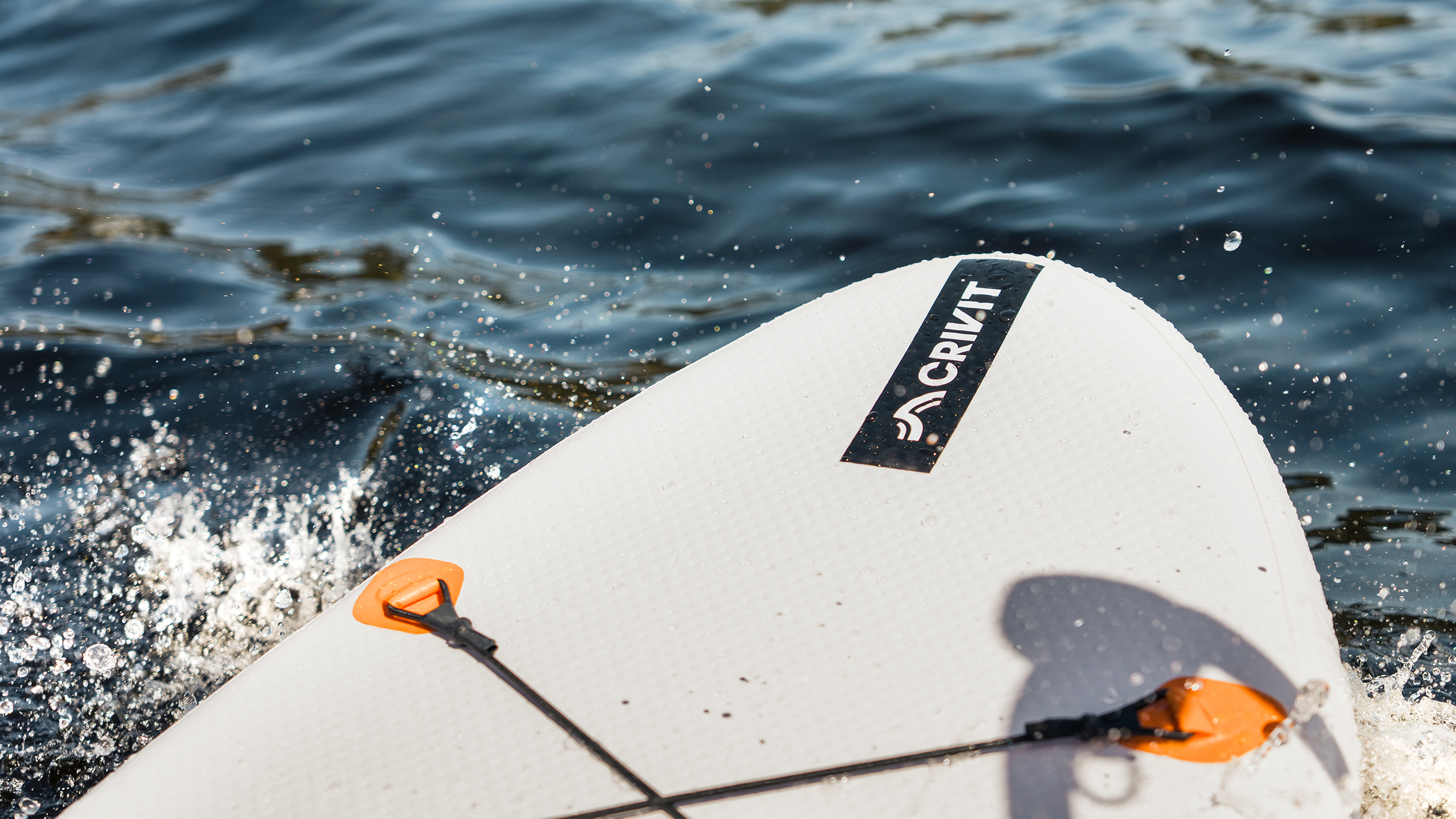 Crivit SUP board on the water.